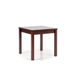 Stół rozkładany GRACJAN 80 cm - 160 cm w kolorze ciemny orzech*Halmar Sale