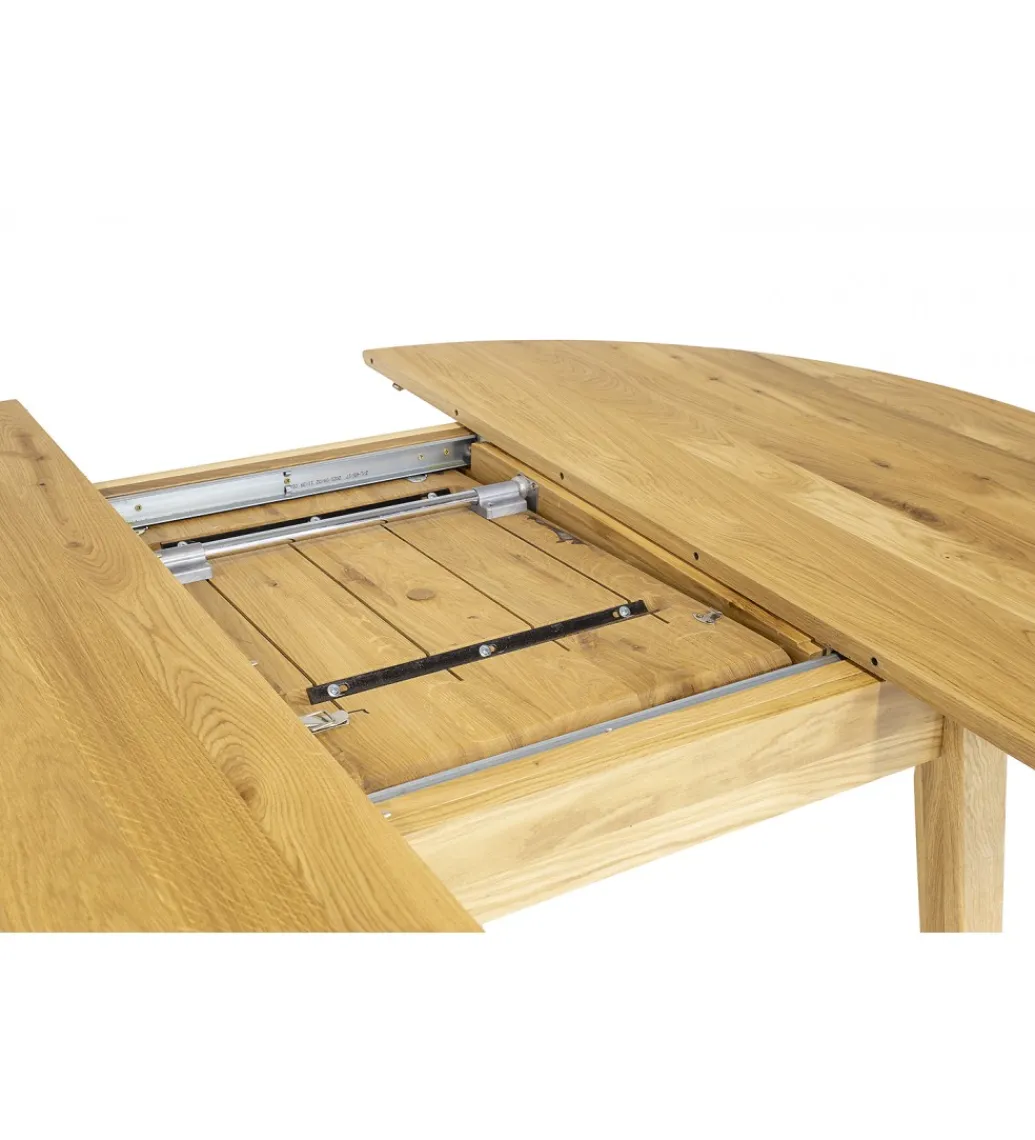 Stół rozkładany HARIS 118 cm - 158 cm drewno dąb*POLSKI DESIGN Hot