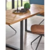 Stół rozkładany HORUS 126 cm - 206 cm w kolorze dąb jasny*Halmar Discount