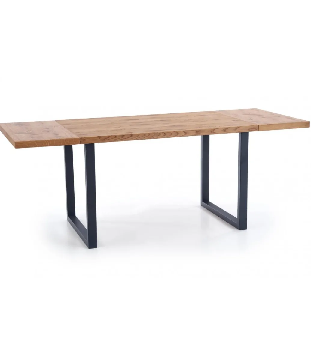 Stół rozkładany HORUS 126 cm - 206 cm w kolorze dąb jasny*Halmar Discount