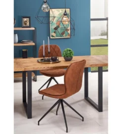 Stół rozkładany HORUS 126 cm - 206 cm w kolorze dąb jasny*Halmar Discount