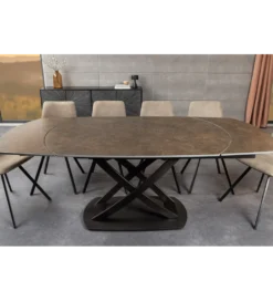 Stół rozkładany INCEPTION od 130 do 190 cm ceramiczny blat*Invicta Interior