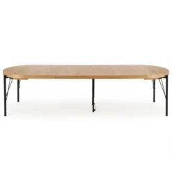 Stół rozkładany INFERNO 100 cm - 300 cm w optyce dębu naturalnego*Halmar Hot