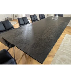 Stół rozkładany INFINITY 180 cm 220 cm 260 cm rdzawoczarny ceramika*Invicta Interior New
