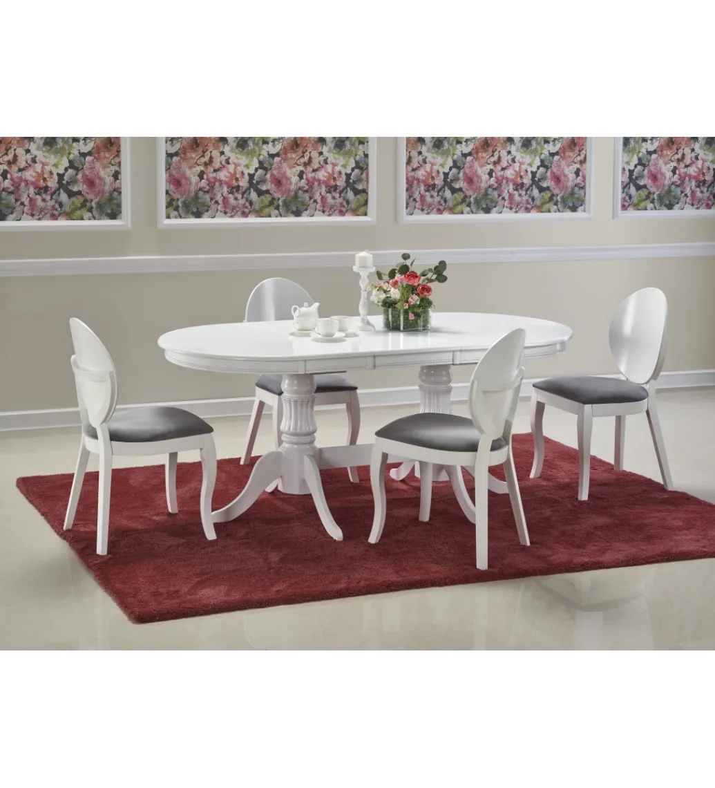 Stół rozkładany JOSEPH 150 cm - 190 cm biały*Halmar Discount