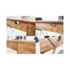 Stół rozkładany Lagos 120 cm - 200 cm drewno sheesham*Invicta Interior Outlet