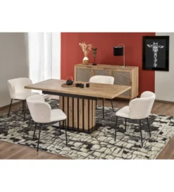 Stół rozkładany LAMELLO 130 cm - 180 cm w kolorze dąb artisan*Halmar Hot