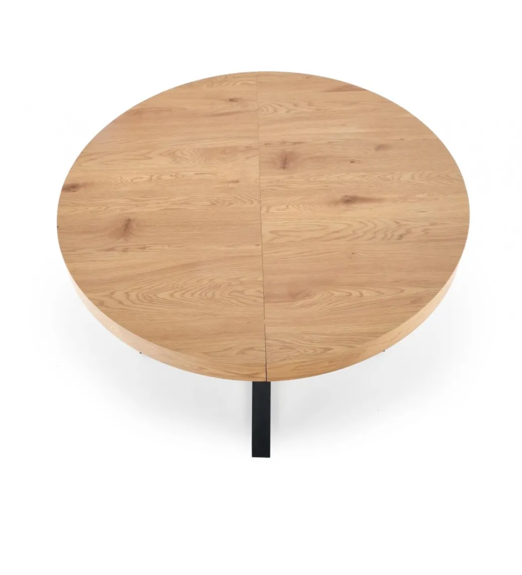 Stół rozkładany MERCY 120 cm -160 cm w kolorze dąb złoty*Halmar Clearance