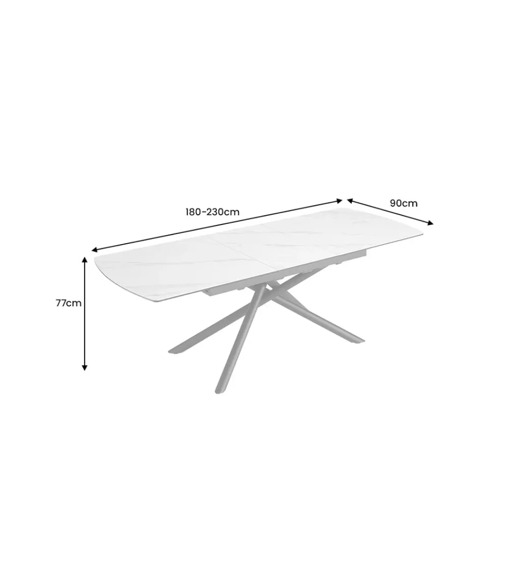 Stół rozkładany MIKADO 180 do 230 cm blat ceramika*Invicta Interior Outlet