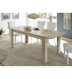 Stół rozkładany MIRO 137 cm - 185 cm dąb sonoma*MCA Linia Włoska Discount