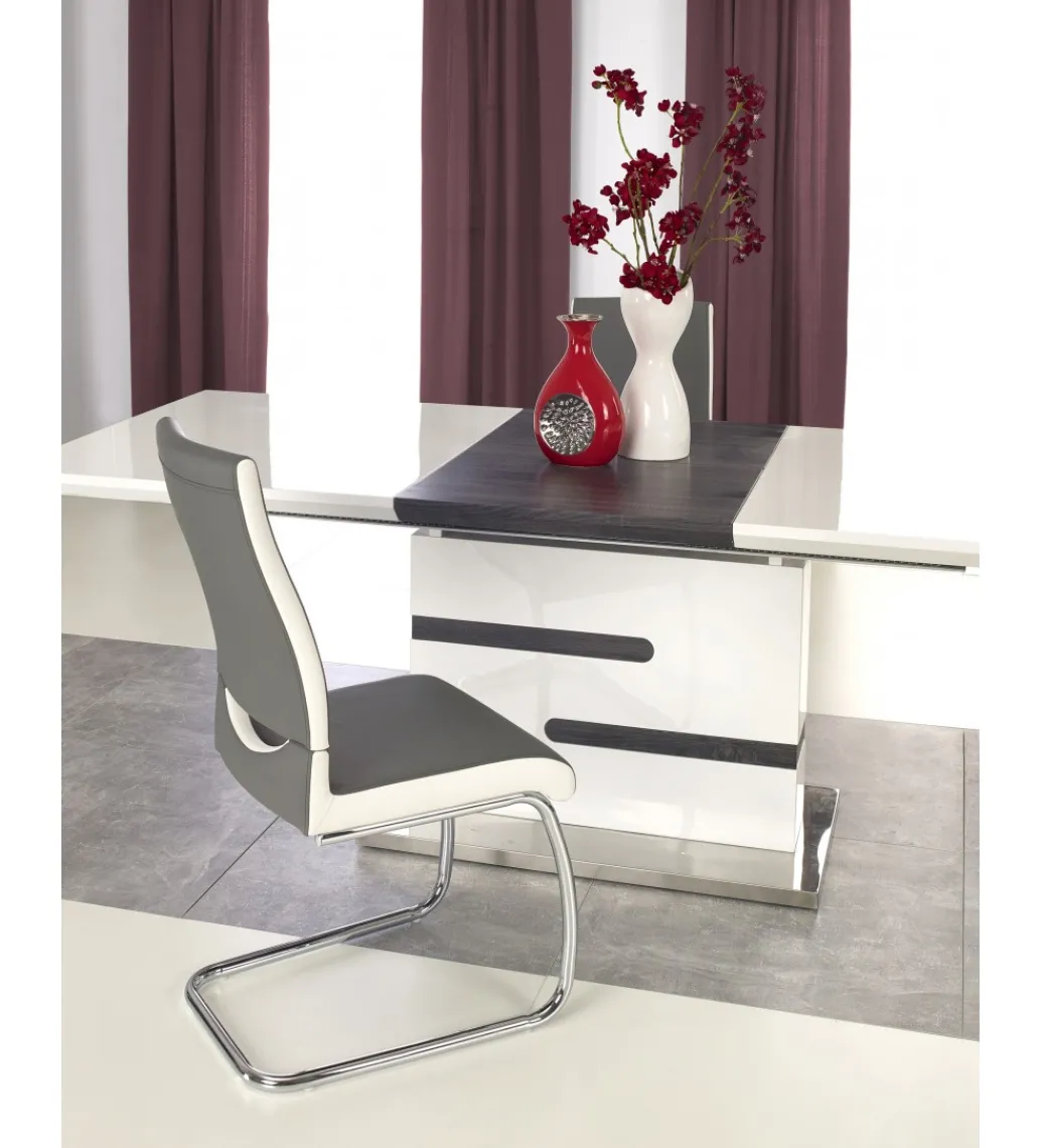 Stół rozkładany MONACO 160 cm - 220 cm biały*Halmar Outlet