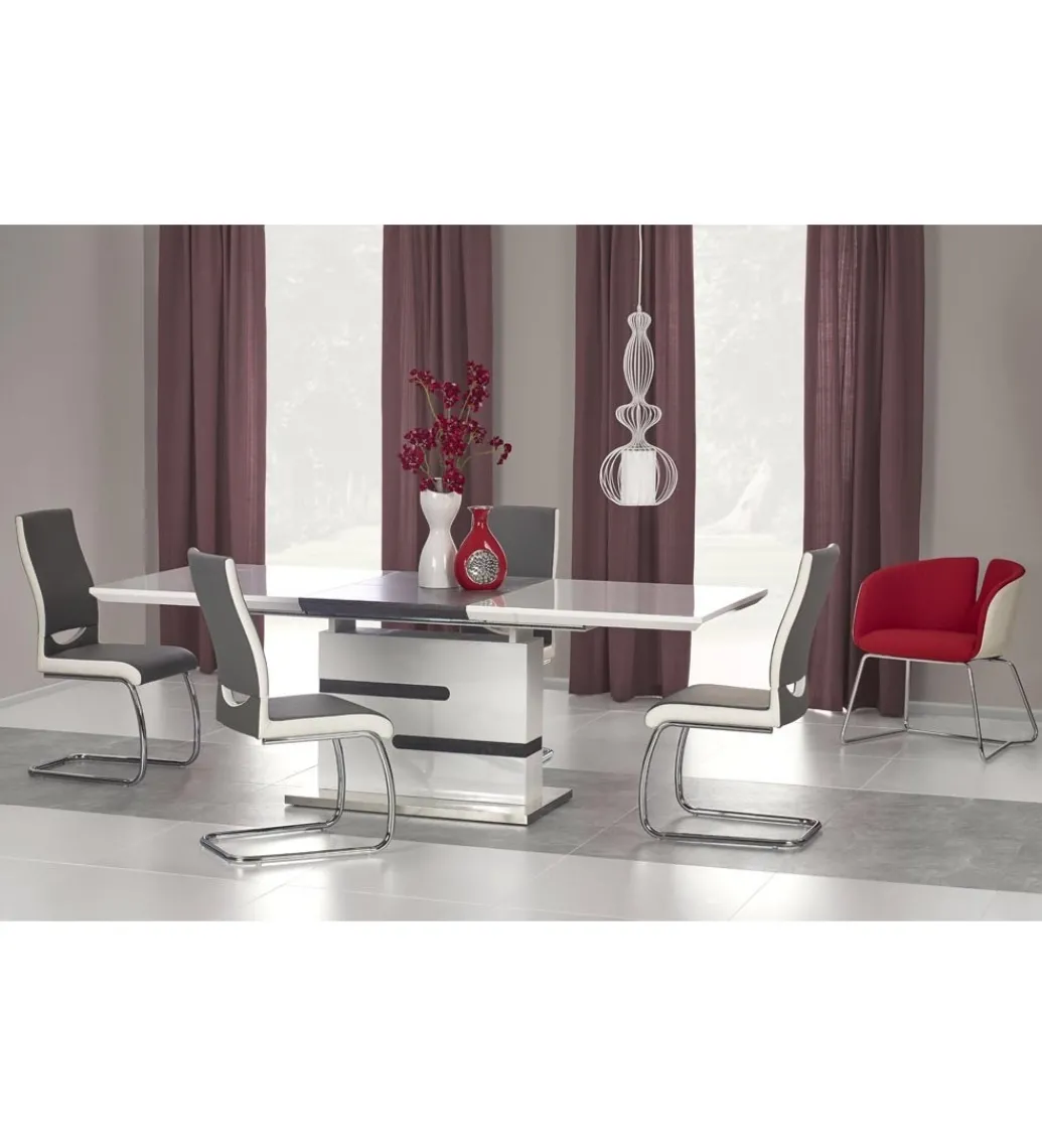 Stół rozkładany MONACO 160 cm - 220 cm biały*Halmar Outlet