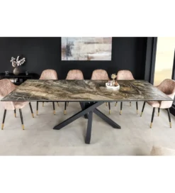 Stół Rozkładany MONTREAL Marvelous 180 Cm - 220 Cm - 260 Cm Ceramika W Optyce Marmuru*Invicta Interior Online
