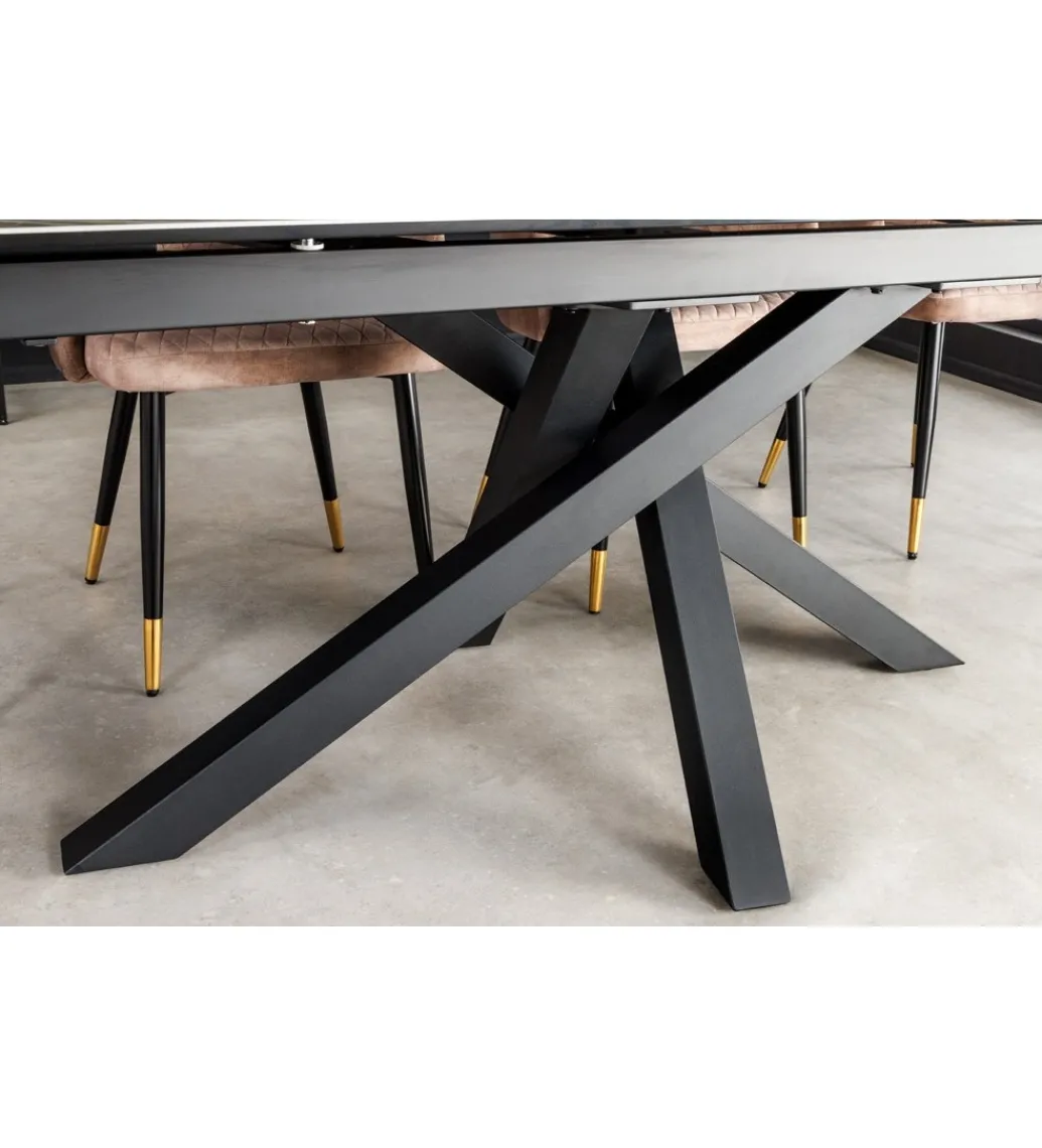 Stół Rozkładany MONTREAL Marvelous 180 Cm - 220 Cm - 260 Cm Ceramika W Optyce Marmuru*Invicta Interior Online