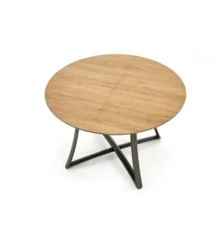 Stół rozkładany MORETTI 118 cm - 148 cm w kolorze dąb złoty*Halmar