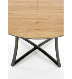 Stół rozkładany MORETTI 118 cm - 148 cm w kolorze dąb złoty*Halmar