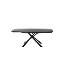 Stół Rozkładany NICOSIA 130 Cm - 190 Cm Ceramika antracyt*MCA Clearance