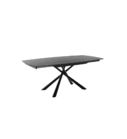 Stół Rozkładany NICOSIA 130 Cm - 190 Cm Ceramika antracyt*MCA Clearance