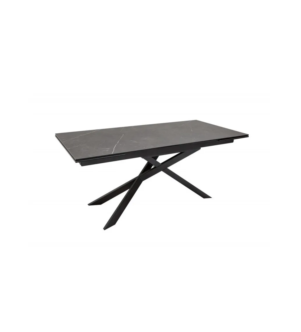 Stół rozkładany ONTARIO Euphoria 180 Cm - 220 Cm - 260 Cm Ceramika W Optyce grafitu*Invicta Interior