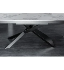 Stół rozkładany ONTARIO Euphoria 180 cm - 220 cm - 260 cm ceramika w optyce marmuru*Invicta Interior Online