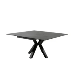 Stół rozkładany PALLINI 150 cm x 90 cm - 120 cm - 150 cm ceramika antracytowy*MCA Sale