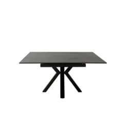 Stół rozkładany PALLINI 150 cm x 90 cm - 120 cm - 150 cm ceramika antracytowy*MCA Sale