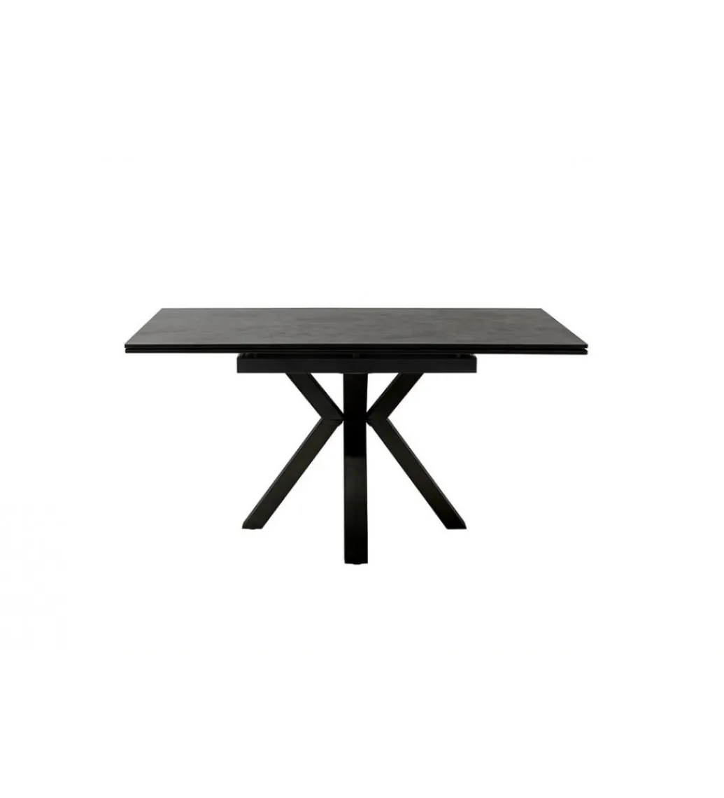 Stół rozkładany PALLINI 150 cm x 90 cm - 120 cm - 150 cm ceramika antracytowy*MCA Sale
