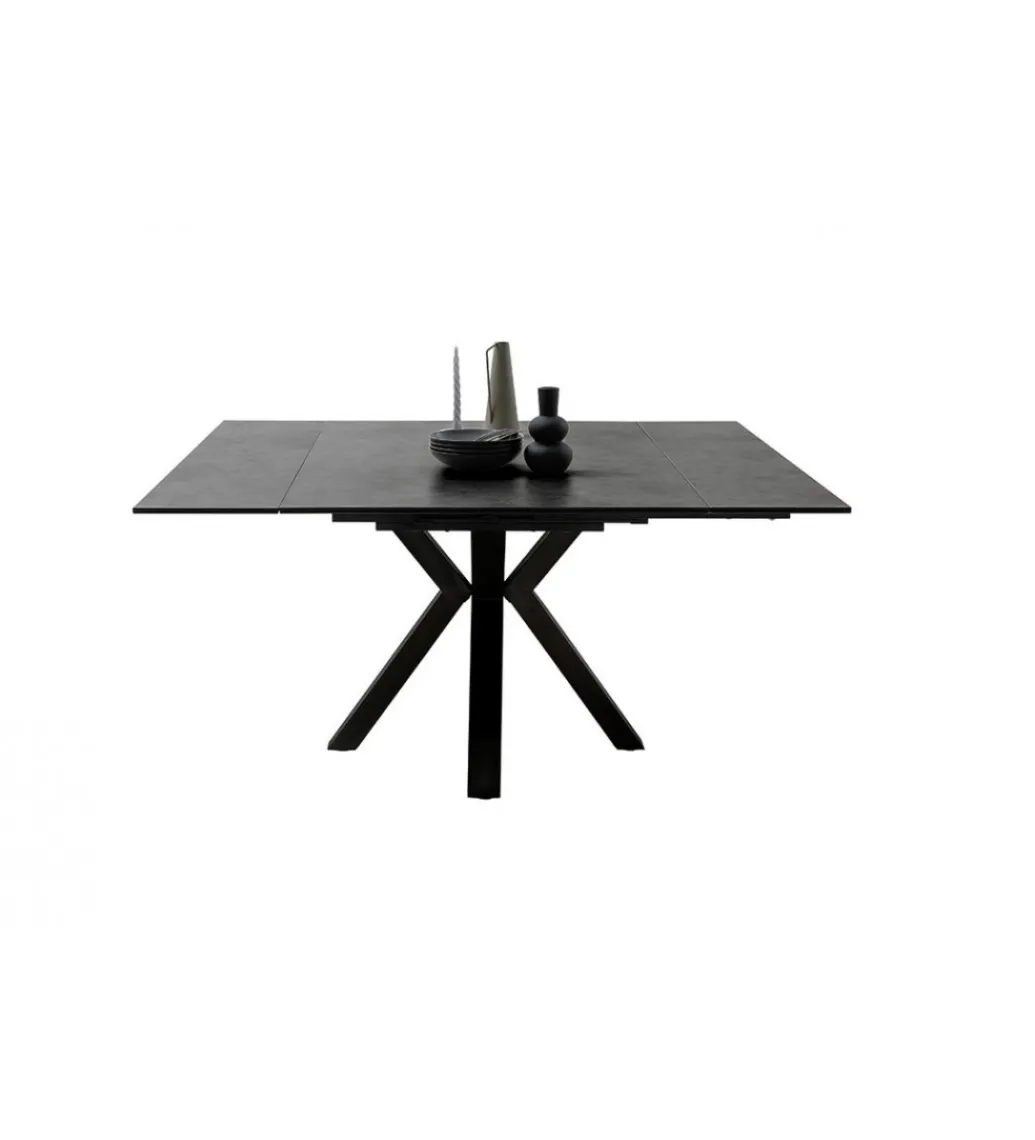 Stół rozkładany PALLINI 150 cm x 90 cm - 120 cm - 150 cm ceramika antracytowy*MCA Sale