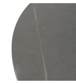 Stół rozkładany PATARASO 120 cm ceramika szara nogi czarne*Zona-Design Sale