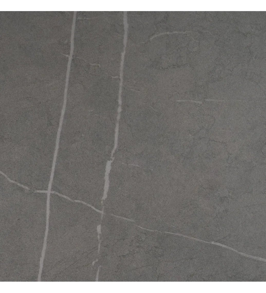 Stół rozkładany PATARASO 120 cm ceramika szara nogi czarne*Zona-Design Sale