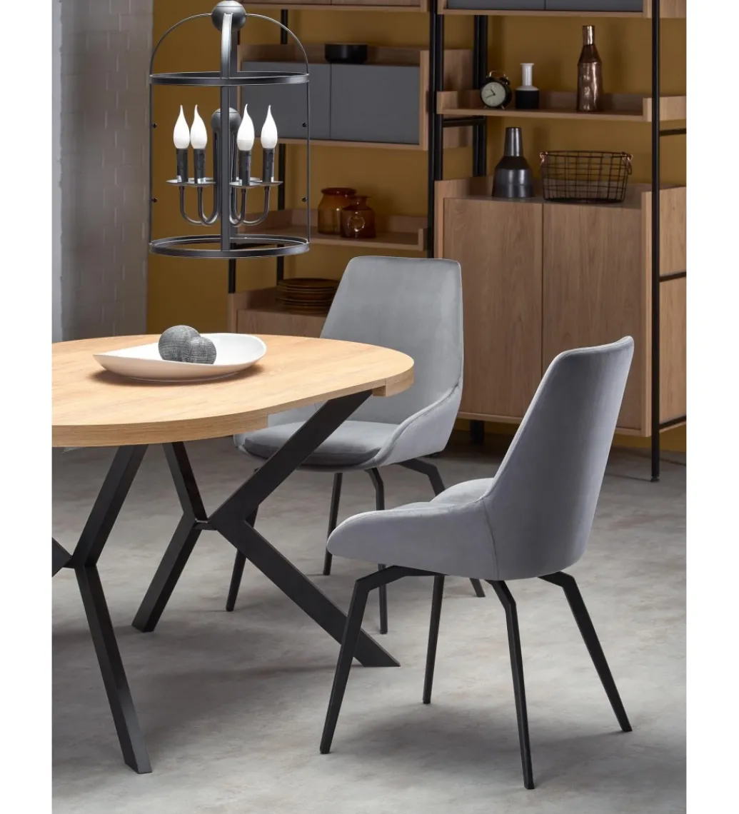 Stół rozkładany PERONI 100 cm - 250 cm w kolorze dąb złoty*Halmar Online