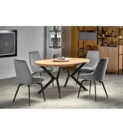 Stół rozkładany PERONI 100 cm - 250 cm w kolorze dąb złoty*Halmar Online