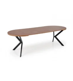 Stół rozkładany PERONI II 100 cm - 250 cm w optyce drewna orzech*Halmar Hot