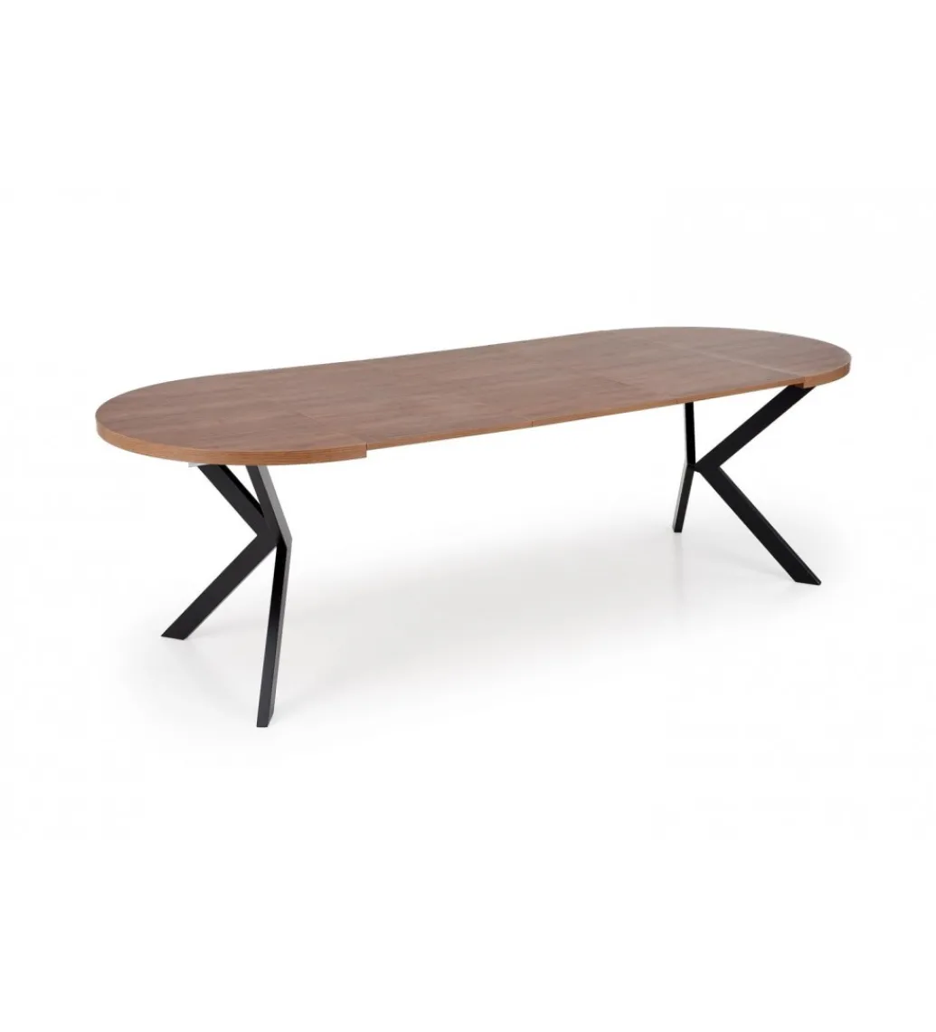 Stół rozkładany PERONI II 100 cm - 250 cm w optyce drewna orzech*Halmar Hot