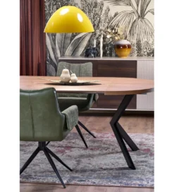 Stół rozkładany PERONI II 100 cm - 250 cm w optyce drewna orzech*Halmar Hot