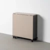 Stół rozkładany PIBEGAR 148 cm kremowy czarny*Zona-Design Sale