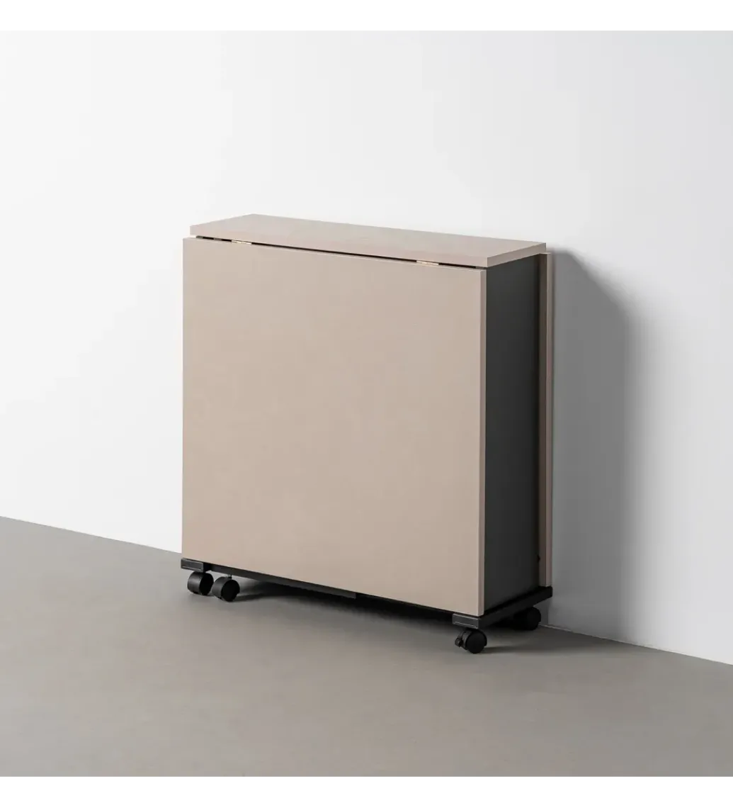 Stół rozkładany PIBEGAR 148 cm kremowy czarny*Zona-Design Sale