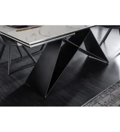 Stół rozkładany PLATON Prometheus 180 cm - 260 cm ceramika w optyce marmuru*Invicta Interior Outlet