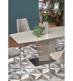 Stół rozkładany SORENTO 140 cm - 180 cm beżowy*Halmar Outlet