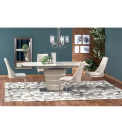 Stół rozkładany SORENTO 140 cm - 180 cm beżowy*Halmar Outlet