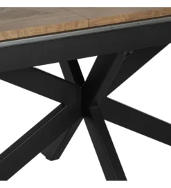Stół rozkładany TAREMOTO od 160 do 200 cm naturalny czarny*Zona-Design