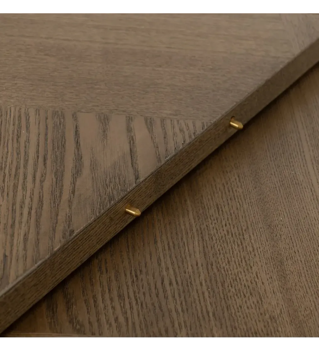 Stół rozkładany TAREMOTO od 160 do 200 cm naturalny czarny*Zona-Design