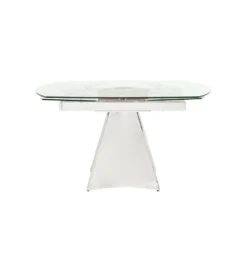 Stół rozkładany TEMPO od 137 do 205 cm szklany*KDesign Online