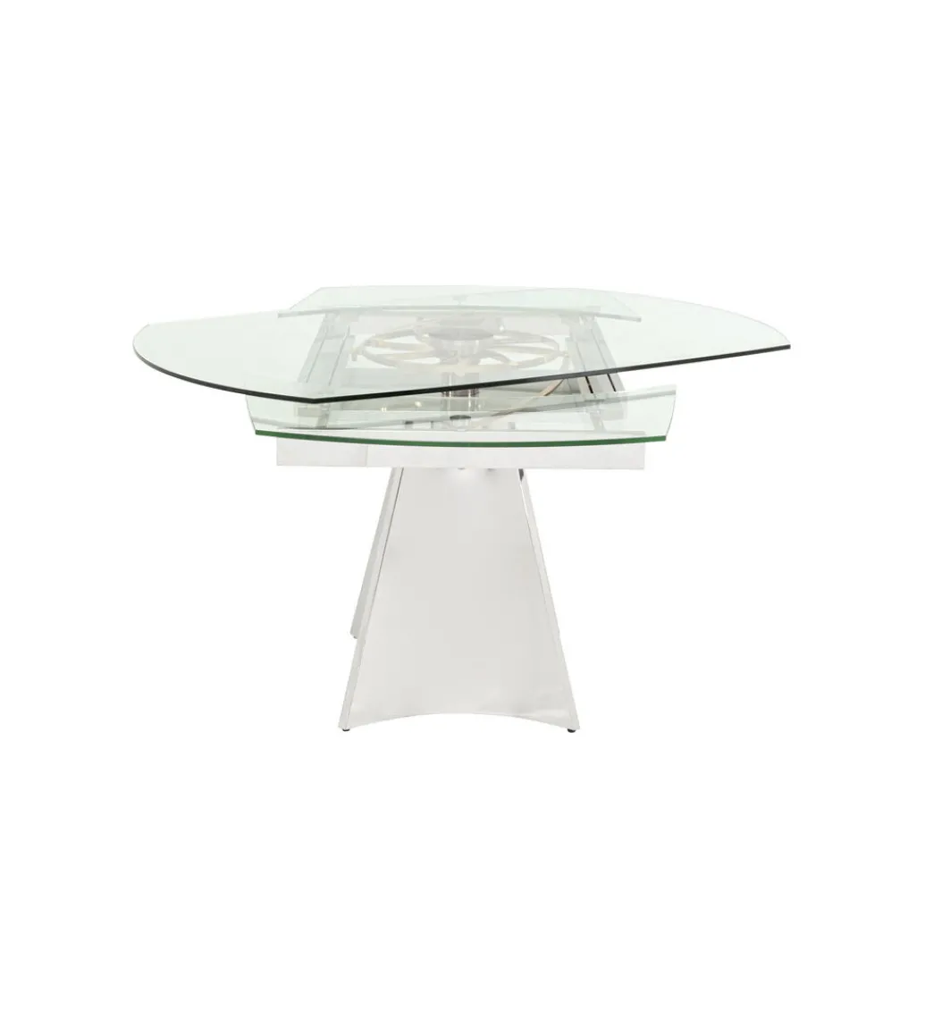 Stół rozkładany TEMPO od 137 do 205 cm szklany*KDesign Online