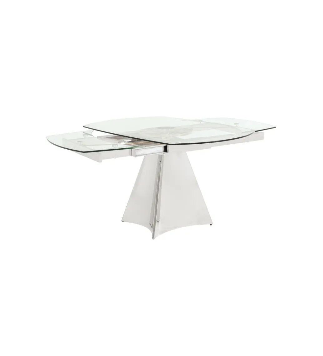 Stół rozkładany TEMPO od 137 do 205 cm szklany*KDesign Online