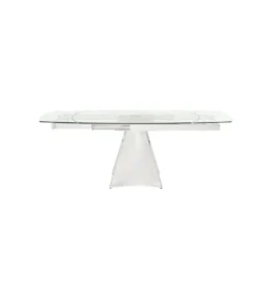 Stół rozkładany TEMPO od 137 do 205 cm szklany*KDesign Online