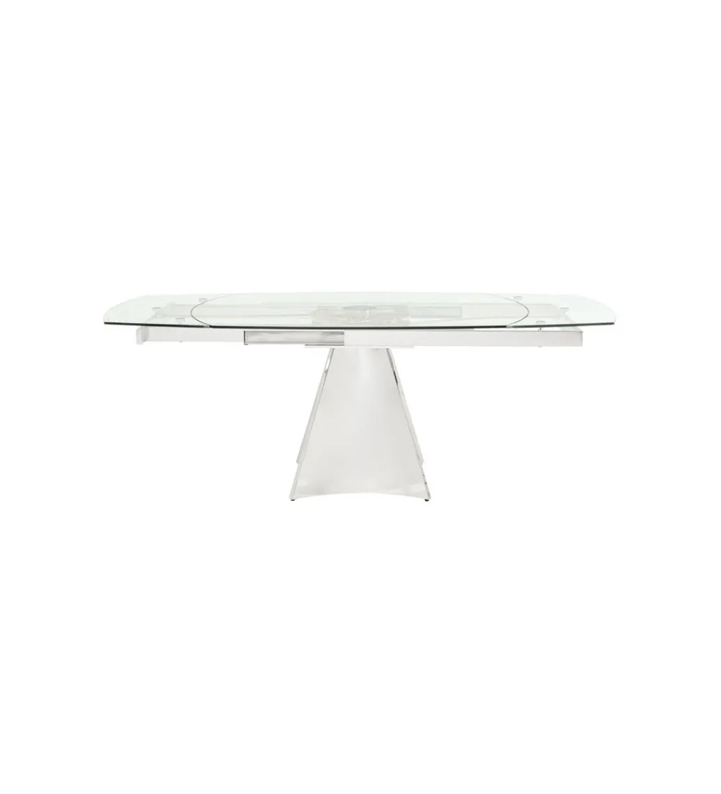 Stół rozkładany TEMPO od 137 do 205 cm szklany*KDesign Online