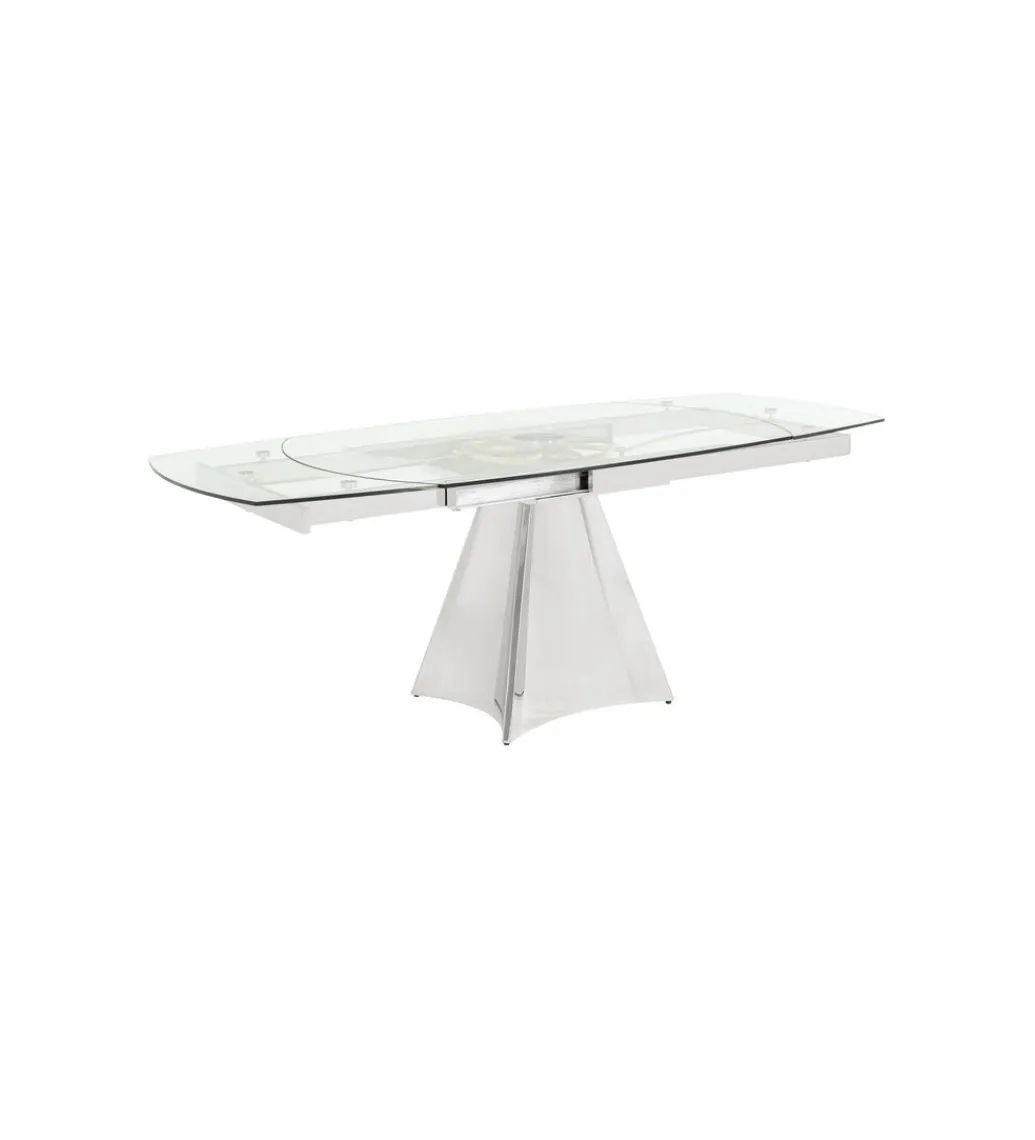 Stół rozkładany TEMPO od 137 do 205 cm szklany*KDesign Online