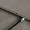 Stół rozkładany TURAMON 120 cm szary czarny*Zona-Design