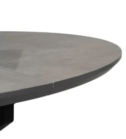 Stół rozkładany TURAMON 120 cm szary czarny*Zona-Design